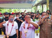 HKTI Tulungagung mendatangkan Jendral Irjenpol H. Agung Makbul. Dr. Drs. SH. MH Terkait Sengketa Tanah PT indoco di Nyawangan Kecamatan Sendang.