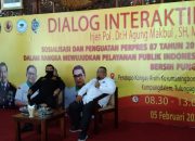 Eko Puguh sang Inisiator acara Sosialisasi Dan Penguatan Kepres 87 Tahun 2016 dengan menghadirkan Irjenpol H.DR. Agung Makbul SH.MH