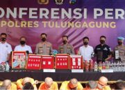 Selama Dua Bulan, Polres Tulungagung Berhasil Mengungkap 31 Kasus Narkotika