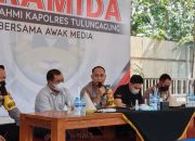 Kapolres Tulungagung Memperkenalkan Program Selaras Pada Insan Pers