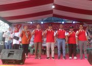 Forkopimcam Ngunut Launching PHBN HUT Ke 77 RI di Wisata Kuliner Mbalung Kawuk