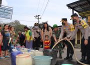 Daerah Kekurangan Air Bersih Menjadi Perhatian Polres Tulungagung