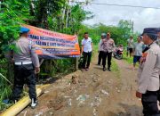 Kapolsek Ngunut Pimpin Sidak Lokasi Penambangan Pasir Ilegal