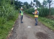 Jalan Poros Nyawangan picisan Mulai Diukur