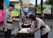 Sertijab di Lingkungan Polres Tulungagung,Kanit Binmas Polsek Ngunut Jabat Kapolsek Karangrejo