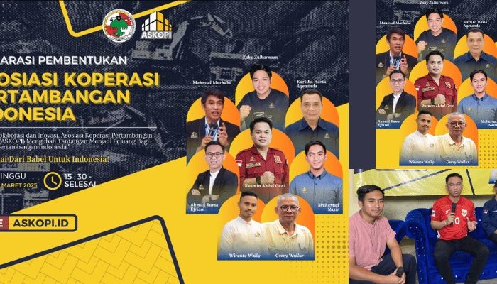 Caption: Suasana pembentukan ASKOPI yang dilakukan secara virtual dari Bangka Belitung, Minggu (23/03/2025).