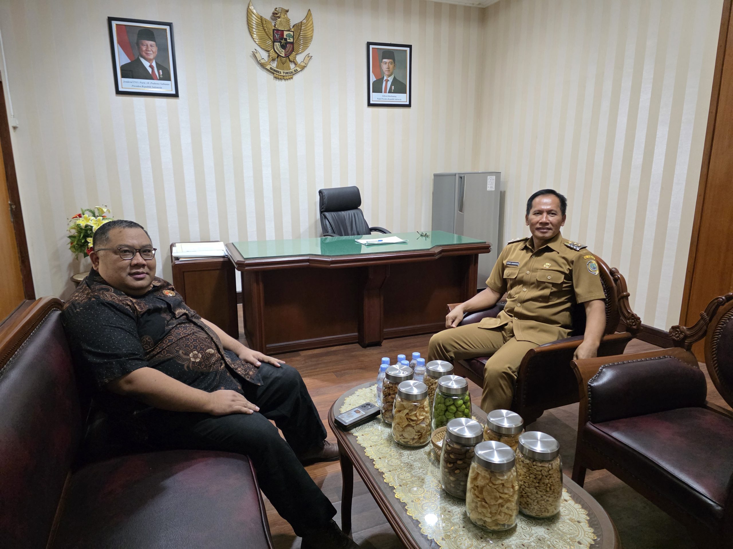 Pimred rorokembang.com bersama Plt. Bupati Tulungagung