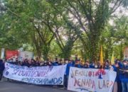 Aksi Solidaritas Wadas, Puluhan Mahasiswa Tulungagung Demo di Kantor DPRD