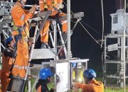 PLN Bergerak cepat mengatasi Gangguan Jaringan Listrik akibat Petir di Jalur kediri-Tulungagung