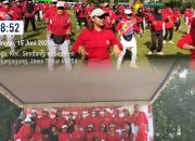 Ratusan Peserta dari Berbagai Usia dan Kecamatan Tulungagung Meriahkan Kegiatan Senam Tera di Desa Tugu