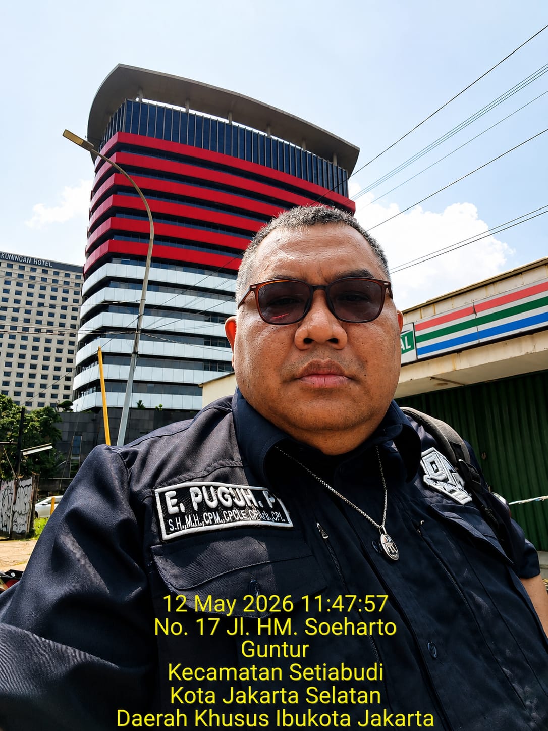 Ket. E Puguh P, di Gedung KPK -Jkt