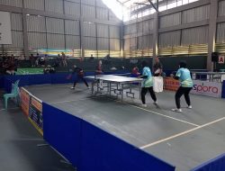 Turnamen Jatim Pingpong Perdana di Tulungagung Diikuti 64 Klub se-Jawa Timur