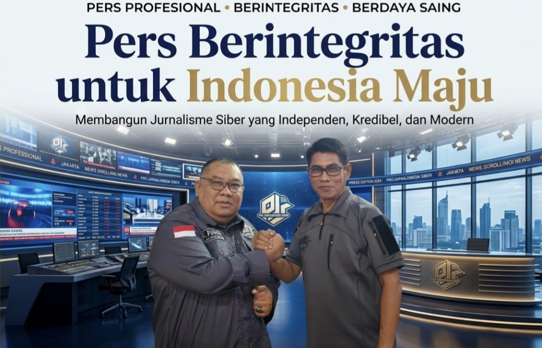 Ketua Divisi Advokasi dan Perlindungan Wartawan Adv. Eko Puguh Prasetijo, SH., MH., CPM., CPCLE., CPArb., CPL., & Ketua Umum DPP PJS Mahmud Marhaba
