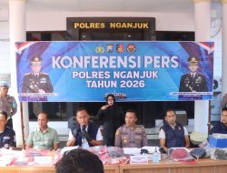 Polres Nganjuk Bongkar Jaringan Narkoba Lintas Daerah dan Puluhan Kasus Curanmor