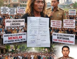 Camat & Warga Gulomantung Gresik menolak Operasional Pabrik Penghasil Limbah Berbahaya