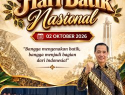BANGGA MENGENAKAN BATIK, BANGGA MENJADI BAGIAN DARI INDONESIA