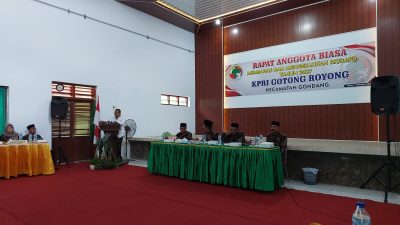 Hadiri RAT KPRI Gotong Royong Gondang, Dinkop dan UM Tulungagung Sampaikan Pesan Penting Ini
